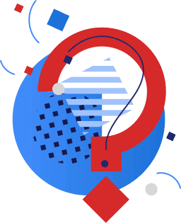 Illustration eines Fragezeichens